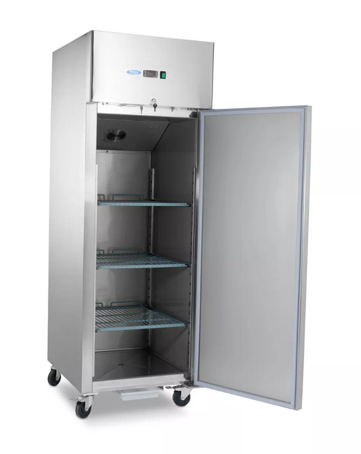 Freezer - 600 l - 3 Adjustable Shelves (GN 2/1) - On Wheels - incl Shelves