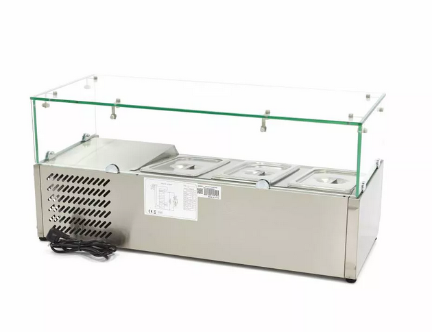 95 cm countertop Refrigerated Display - 3 x 1/3 GN