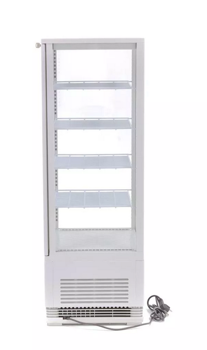 98L white refrigerated showcase