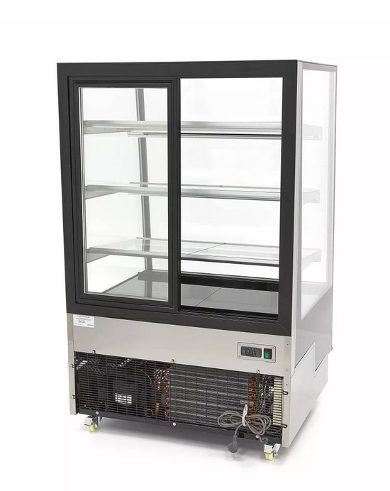 Refrigerated Showcase / Pastry Showcase 400L Black