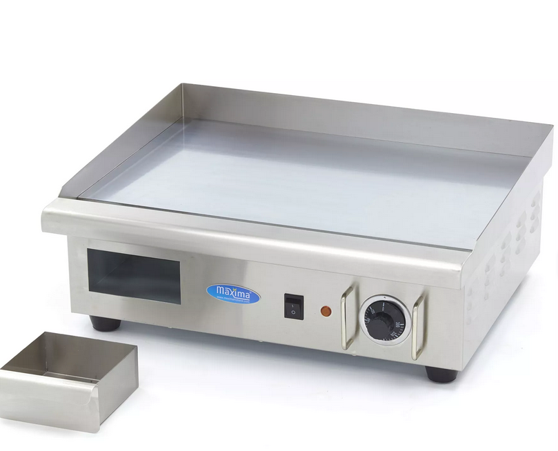 Smooth Grill Plate - 55 cm - Chromed