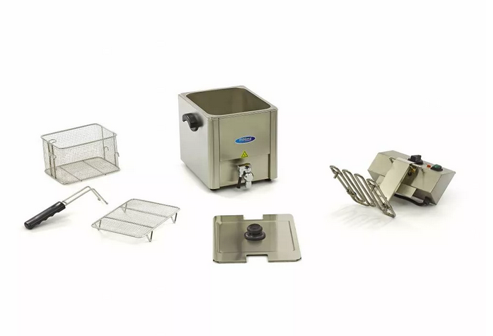 1 fritadeira elétrica de 8L com torneira