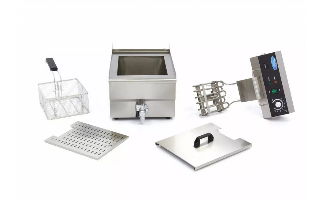 1 x 16L Fritadeira Elétrica com Torneira