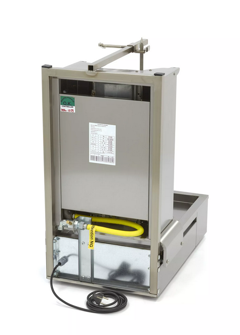 Churrasqueira Kebab a Gás - 2 queimadores - 20 kg de carne