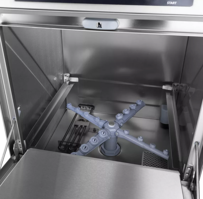 VN-400 230V Commercial Small Dishwasher with Rinse Aid Pump