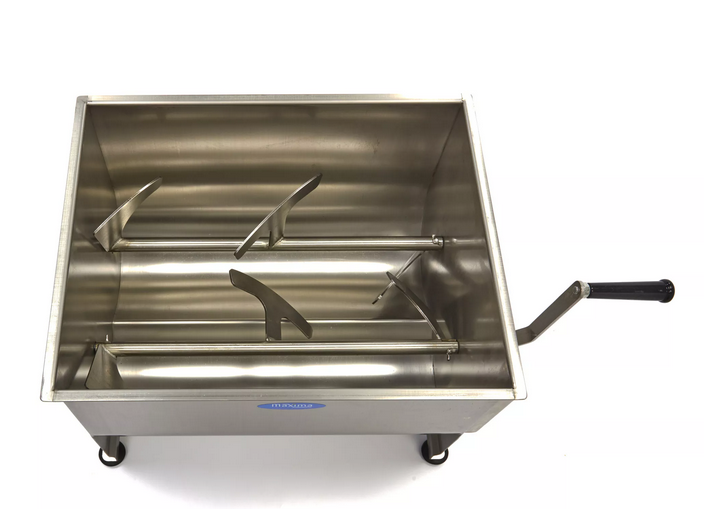 Batedeira de Carne 50L - Manual - Eixo Duplo - 37,5kg Carne