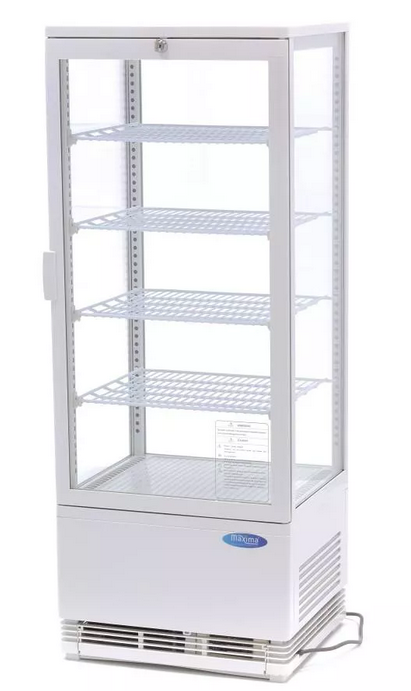 98L white refrigerated showcase