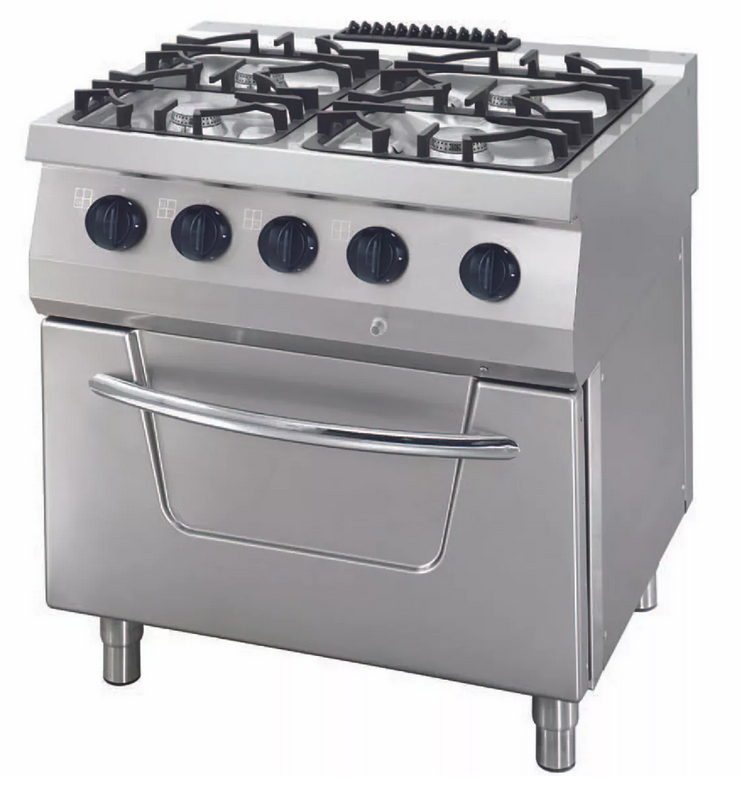 Fogão Pesado - 4 Queimadores - Incluindo Forno - Gás