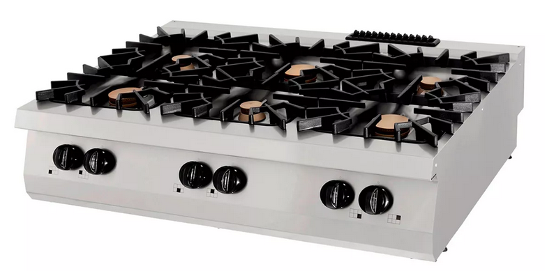 Fogão Premium - 6 Queimadores - Gás