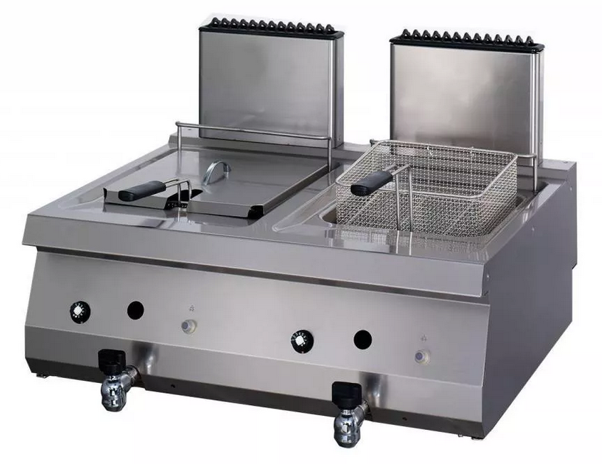 2 x 12L Heavy Duty Gas Fryer with Tap