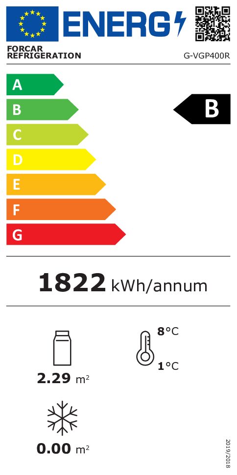 4-SIDES REFRIGERATED DISPLAY WINDOWS VENTILATED G-VGP400R