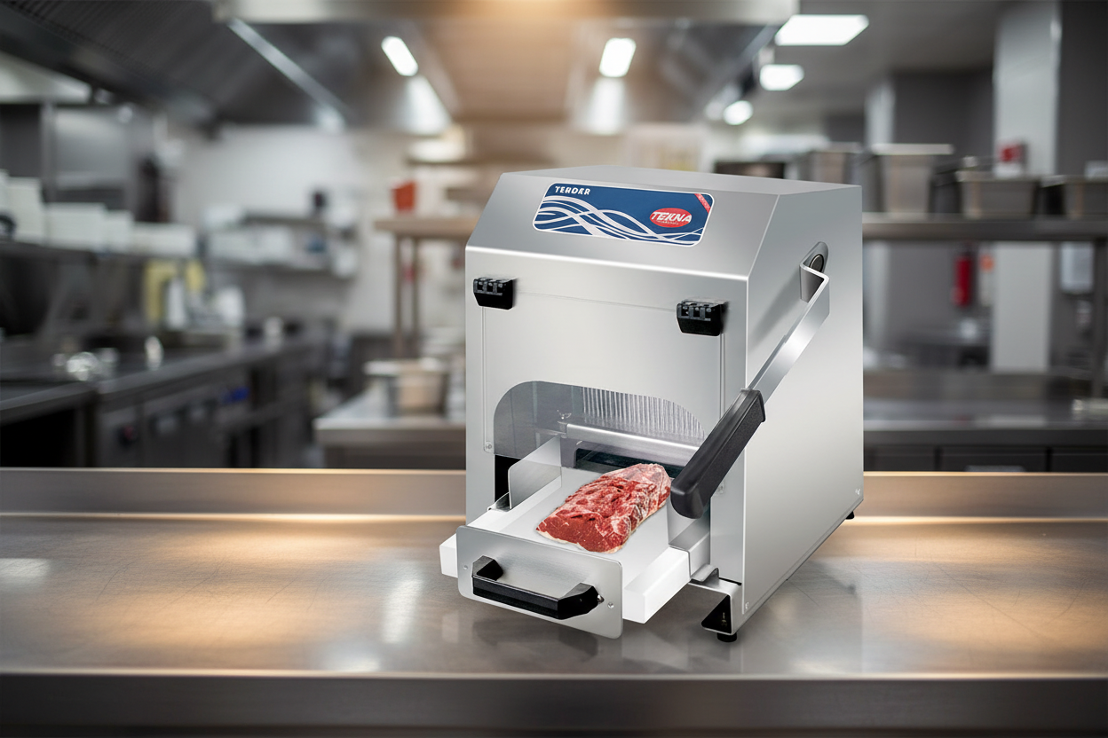 Tekna Pro Tender com fundo de cozinha