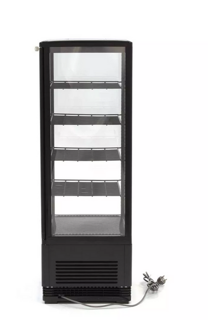 Vitrine refrigerada preta 98L