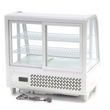 100L White countertop refrigerated showcase