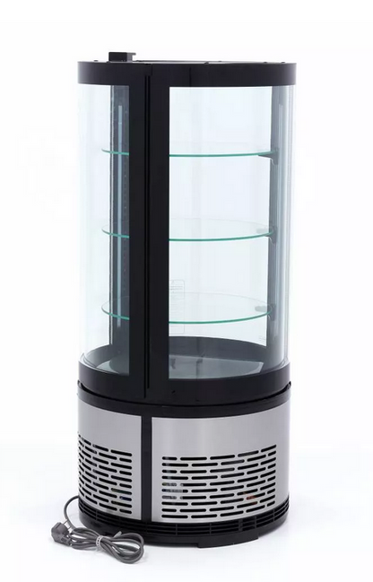 Vitrina refrigerada de sobremesa para Tartas 100L Negro