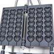 heart emoji waffle maker - 3 pieces