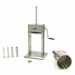 Sausage Filler 10L - Vertical - Stainless steel - 4 filling tubes