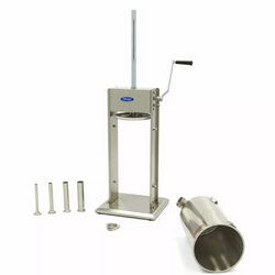 Sausage Filler 15L - Vertical - Stainless steel - 4 filling tubes