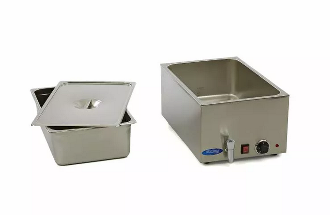 Bain marie with tap including 1 set GN 1/1