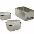 Water bath with faucet including 2 x 1/2 GN set