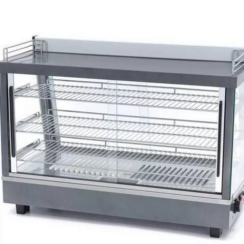 Vitrine Quente 136L - Aço Inox