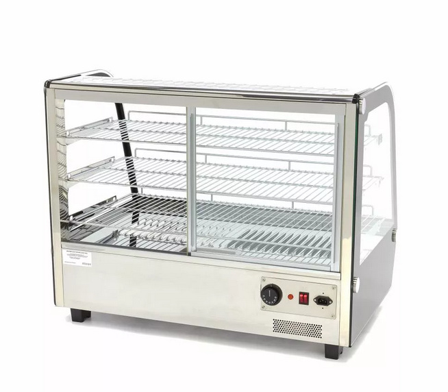 Hot Showcase 160L - Stainless Steel