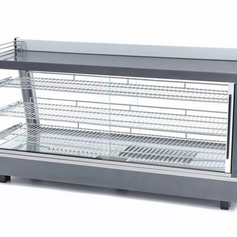 Vitrine Quente 186L - Aço Inox