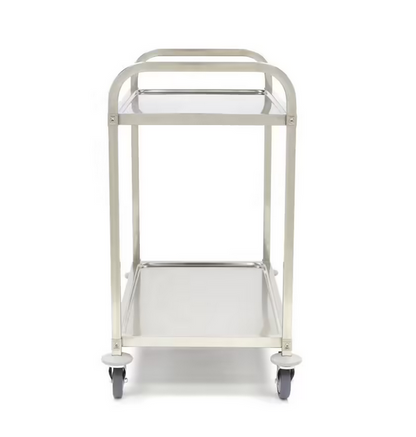 Stainless Steel Service Cart - 2 Shelves