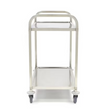 Stainless Steel Service Cart - 2 Shelves