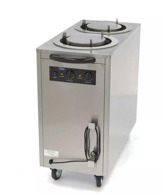 Aquecedor de pratos / dispensador de pratos 80 peças até 30 cm