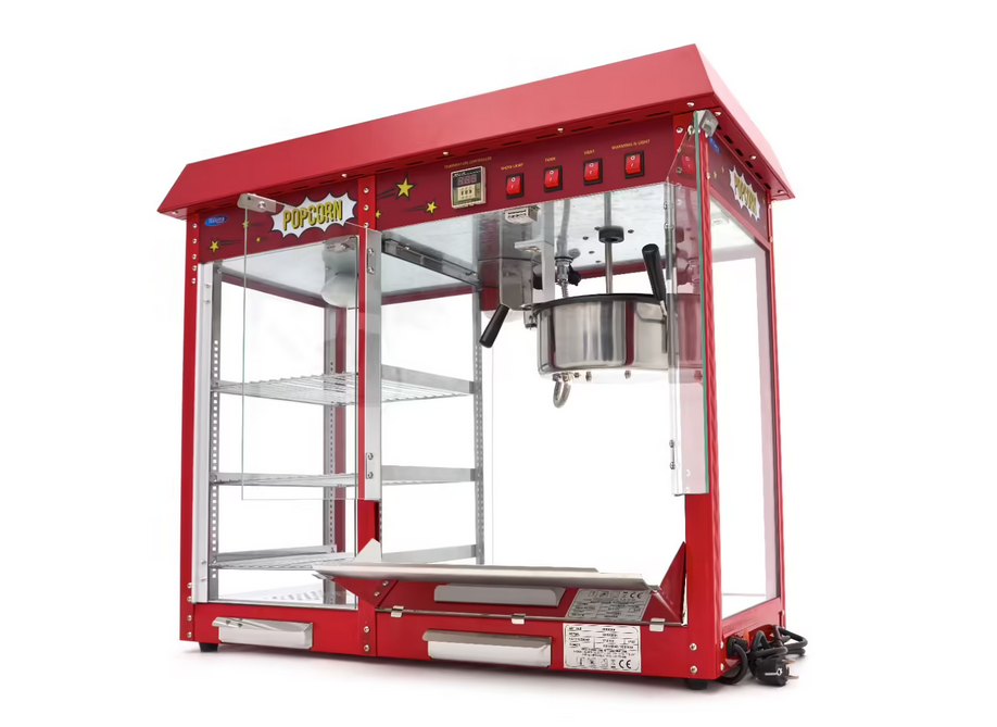 Popcorn Machine - 150gr - with Heating Display