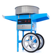 Cotton Candy Machine - Ø 52cm - Blue - with Trolley