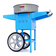 Cotton Candy Machine - Ø 52cm - Blue - with Trolley