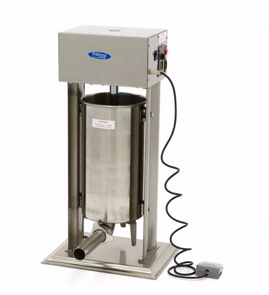 Enchedora Automática de Salsichas 15L - Vertical - Inox - 4 Tubos de Recheio