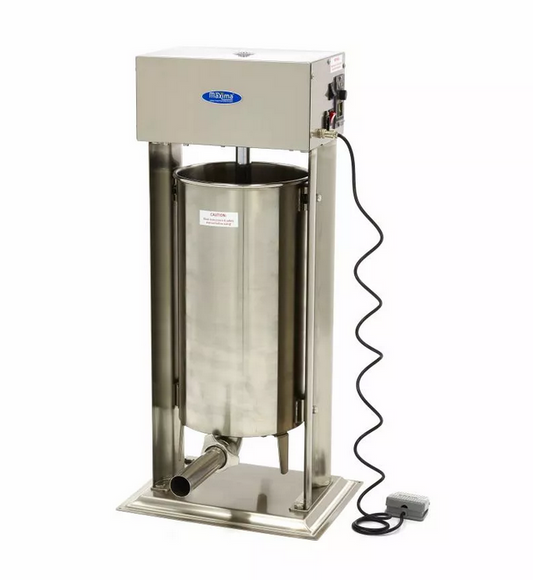 Enchedora Automática de Salsichas 25L - Vertical - Inox - 4 Tubos de Recheio