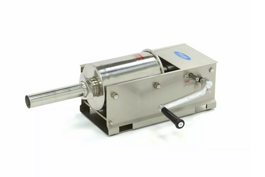 Enchedor de Salsicha 3L - Horizontal - Aço inoxidável - 4 tubos de enchimento