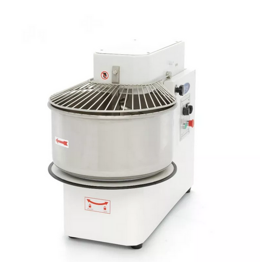 50 Liter Spiral Mixer - Removable - 2 Speeds - 400V