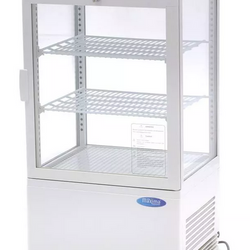 58L white refrigerated showcase