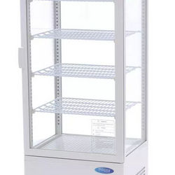 98L white refrigerated showcase