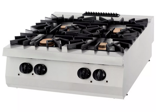 Fogão Premium - 4 Queimadores - 40 kW - Gás