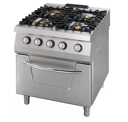 Fogão Premium - 4 Queimadores - Incluindo Forno - Gás