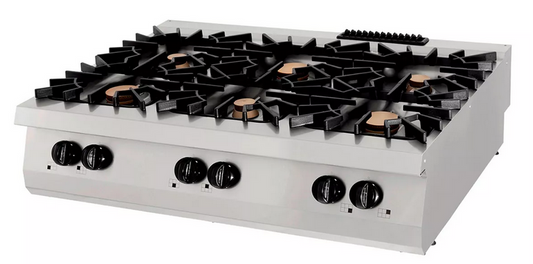 Fogão Premium - 6 Queimadores - Gás