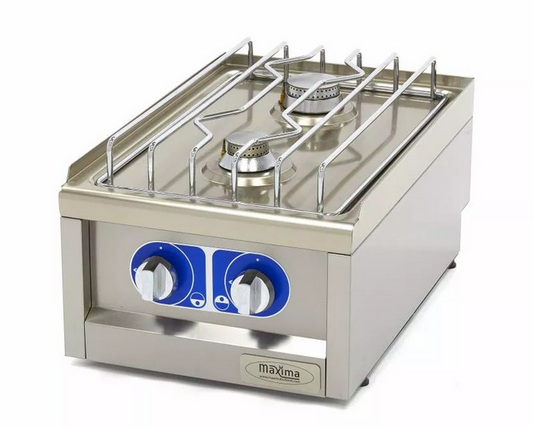 Fogão Comercial - 2 Queimadores - Gás - 40 x 60 cm