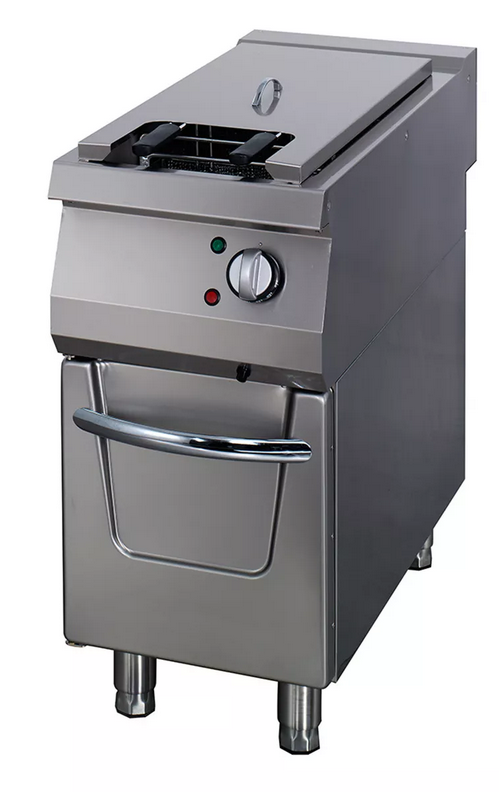 Premium fryer 1 x 22L with tap - electric