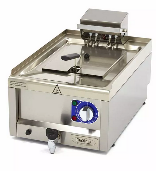 1 x 10L commercial grade fryer - electric - 40 x 67 cm with tap