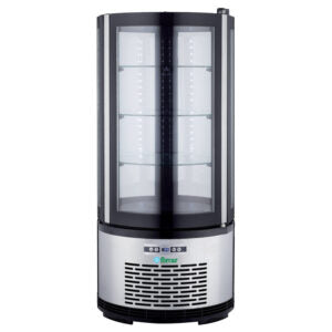 REFRIGERATED DISPLAY CASES WITH ROUNDED GLASS ARC100B