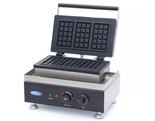 Máquina de waffle clássica - 3 peças