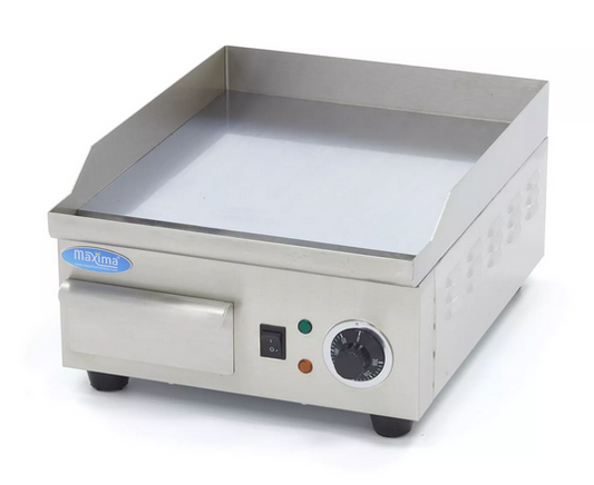 Flat Grill Plate - 36 cm - Chromed