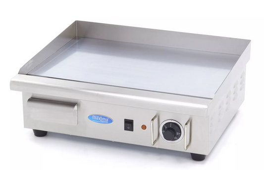 Smooth Grill Plate - 55 cm - Chromed