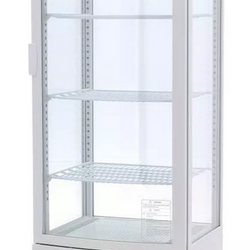 235L white refrigerated showcase